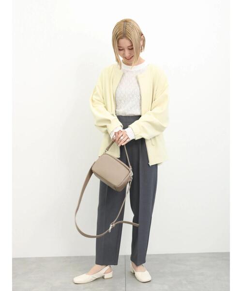 Samansa Mos2 blue(サマンサモスモスブルー)の「ワイドベルトショルダーバッグ(ハンドバッグ・レディース・キナリ/モカ/ブラック・F)」の13枚目の写真