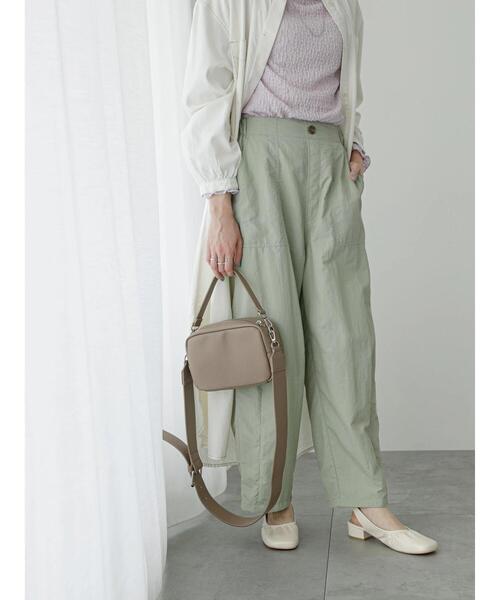 Samansa Mos2 blue(サマンサモスモスブルー)の「ワイドベルトショルダーバッグ(ハンドバッグ・レディース・キナリ/モカ/ブラック・F)」の16枚目の写真