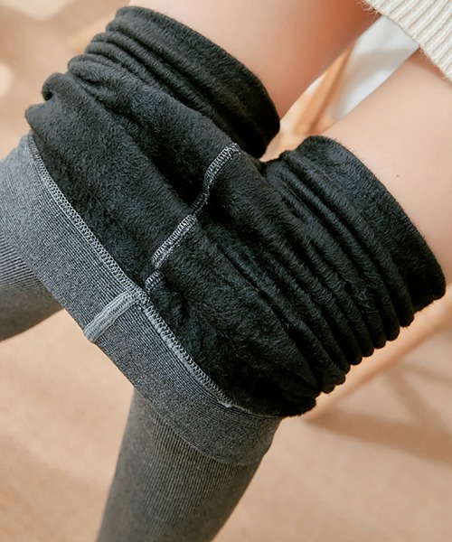 ABBEY MARKET（アビーマーケット）の「リブ編み 裏起毛 厚手 タイツ トレンカ レギンス 厚手（タイツ/ストッキング・レディース・グレー/ブラック系その他/ブラック/グレー系その他/ダークグレー/グレー系その他2・FREE）」の17枚目の写真