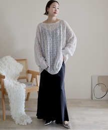 ECRIRE | 【ECRIRE by 陽】ラメ入り透かし編みニット(ニット/セーター)