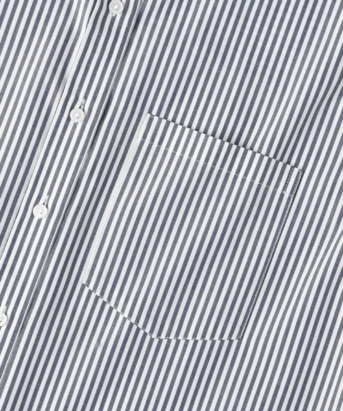 BACK NUMBER（バックナンバー）の「【BACK NUMBER】ブロードレギュラー長袖シャツ（シャツ/ブラウス・レディース・ホワイト×ブルー/ホワイト×ネイビー・M/L）」の16枚目の写真