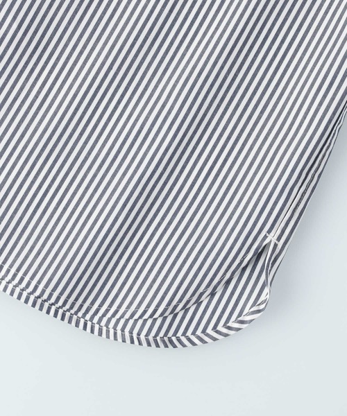 BACK NUMBER（バックナンバー）の「【BACK NUMBER】ブロードレギュラー長袖シャツ（シャツ/ブラウス・レディース・ホワイト×ブルー/ホワイト×ネイビー・M/L）」の17枚目の写真