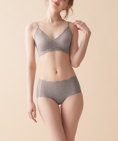 GUNZE(グンゼ)の「KIREILABO/キレイラボ ブラファンデ ノンワイヤーブラジャー 保湿(ブラジャー・レディース・ダークブルー/スモークピンク/ピンク系その他/ベージュ/グレー系その他/コーラル・MEDIUM/LARGE/X-LARGE)」の11枚目の写真