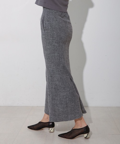 CIEL'AIR（シエルエアー）の「SLIT SKIRT（スカート・レディース・アイボリー/グレー・L/M）」の8枚目の写真