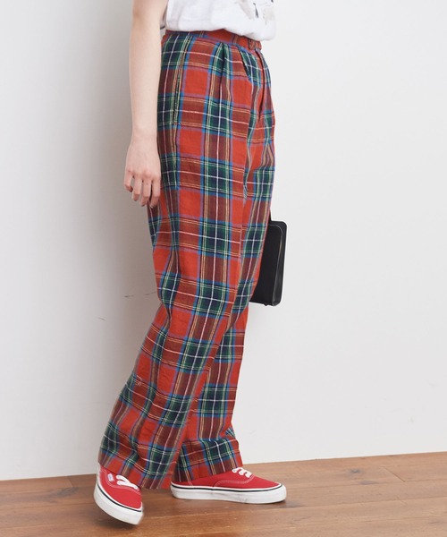 【最終値下げ】フィグロンドン△Alice check　short PT 限定版 fig London（フィグロンドン）の「△Alice check short