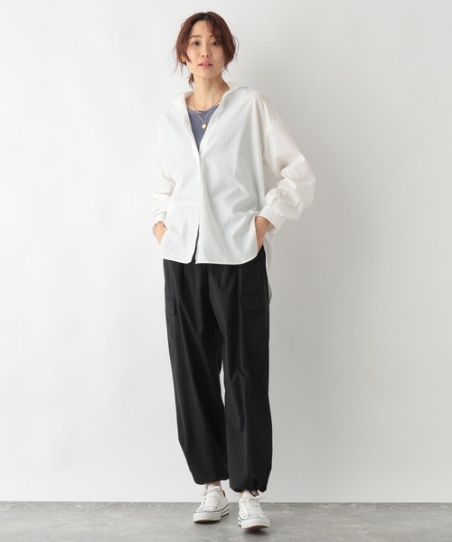 GLOBAL WORK（グローバルワーク）の「Beautee2WAYタンク/987161（タンクトップ・レディース・アイボリー/スミクロ/モカ/ブルー・LARGE/MEDIUM）」の17枚目の写真