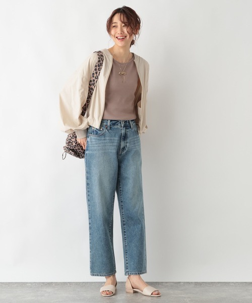 GLOBAL WORK（グローバルワーク）の「Beautee2WAYタンク/987161（タンクトップ・レディース・アイボリー/スミクロ/モカ/ブルー・LARGE/MEDIUM）」の14枚目の写真