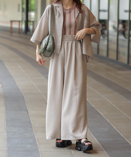 LEPSIM(レプシィム)の「14ゲージストライプタンク 102423(タンクトップ・レディース・ブラウン・FREE)」の14枚目の写真