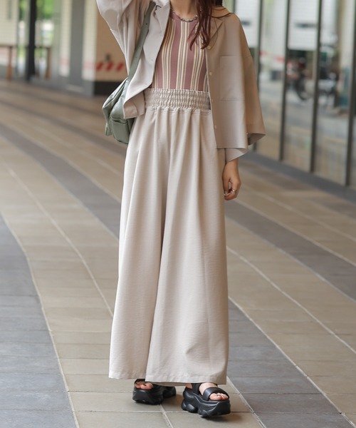 LEPSIM(レプシィム)の「14ゲージストライプタンク 102423(タンクトップ・レディース・ブラウン・FREE)」の15枚目の写真