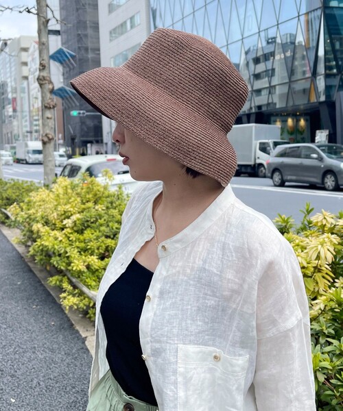 fredy emue（フレディエミュ）の「ソフトペーパーカサブランカハット