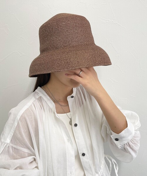 【新品未使用】ELENDEEK ペーパーカサブランカハット 新品未使用】ELENDEEK ペーパーカサブランカハット 新品未使用