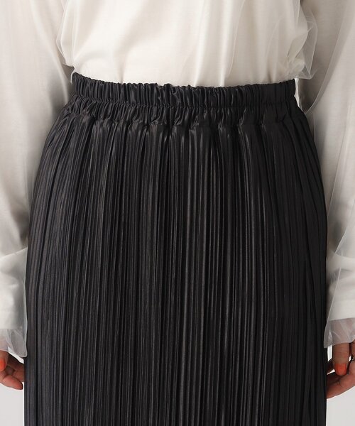 Cutie Blonde（キューティーブロンド）の「◆【無理せずキレイ】華やぐシャイニー感 プリーツナロースカート（スカート・レディース・ブラック/ナチュラル/チャコールグレー・04/03/02）」の20枚目の写真