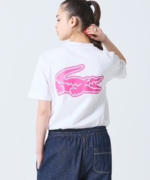 LACOSTE（ラコステ）の「【オンライン限定】LACOSTE オーバーサイズ バック プリント Tシャツ（Tシャツ/カットソー）」