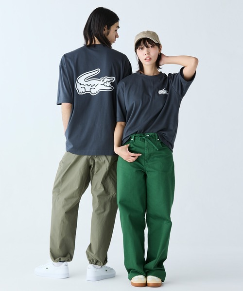 オンライン限定】LACOSTE オーバーサイズ バック プリント T