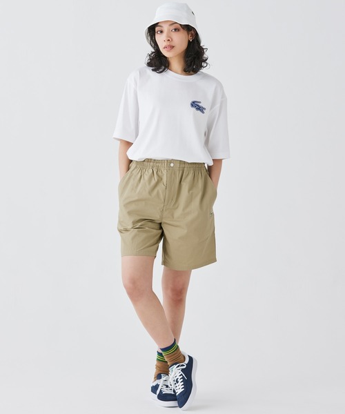 LACOSTE(ラコステ)の「【オンライン限定】LACOSTE オーバーサイズ バック プリント Tシャツ(Tシャツ/カットソー・メンズ・ブラック/ホワイト/ミント/ネイビー/チャコール/ダークグリーン/ホワイト×ピンク/ブラック×ピンク/パープル・3/4/5/6/2)」の15枚目の写真