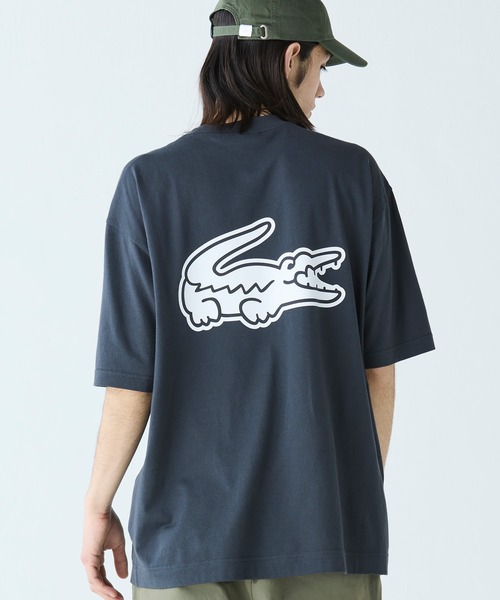 オンライン限定】LACOSTE オーバーサイズ バック プリント T