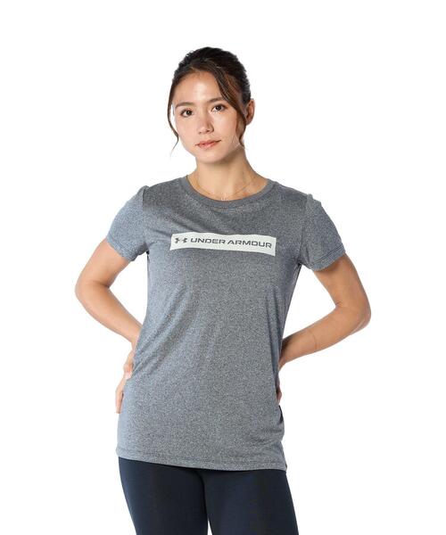 セール】UAテック ワードマーク ショートスリーブTシャツ