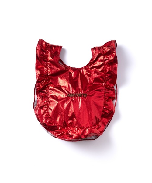 NON TOKYO（ノントーキョー）の「NON TOKYO/ノントーキョー/フリルエコバッグ(S)（ハンドバッグ・レディース・シルバー/ブルー/レッド・FREE）」の2枚目の写真