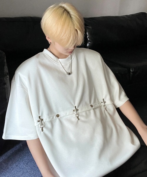 【セール】【FVLMEN】docking design halfsleeve tee/ドッキング デザイン ハーフスリーブ T(Tシャツ/カットソー)|FVLMEN(フルメン) 【セール】【FVLMEN】docking design halfsleeve tee/ドッキング デザイン ハーフスリーブ T(Tシャツ/カットソー)|FVLMEN(フルメン)