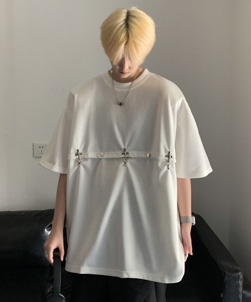 【セール】【FVLMEN】docking design halfsleeve tee/ドッキング デザイン ハーフスリーブ T(Tシャツ/カットソー)|FVLMEN(フルメン) 【セール】【FVLMEN】docking design halfsleeve tee/ドッキング デザイン ハーフスリーブ T(Tシャツ/カットソー)|FVLMEN(フルメン)