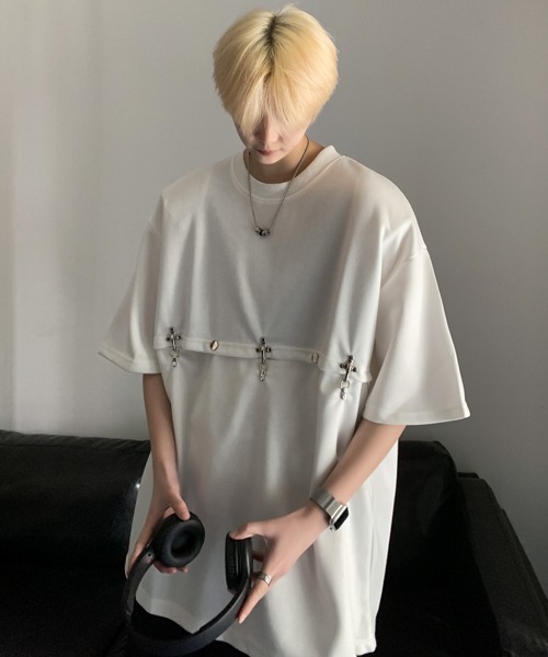 【セール】【FVLMEN】docking design halfsleeve tee/ドッキング デザイン ハーフスリーブ T(Tシャツ/カットソー)|FVLMEN(フルメン) 【セール】【FVLMEN】docking design halfsleeve tee/ドッキング デザイン ハーフスリーブ T(Tシャツ/カットソー)|FVLMEN(フルメン)