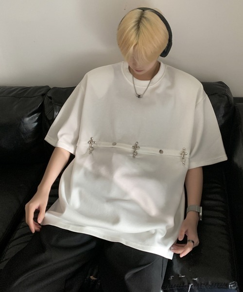 【セール】【FVLMEN】docking design halfsleeve tee/ドッキング デザイン ハーフスリーブ T(Tシャツ/カットソー)|FVLMEN(フルメン) 【セール】【FVLMEN】docking design halfsleeve tee/ドッキング デザイン ハーフスリーブ T(Tシャツ/カットソー)|FVLMEN(フルメン)