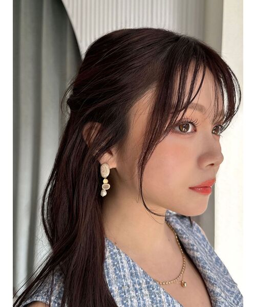 RESEXXY（リゼクシー）の「パールコンビマーブルピアス（ピアス（両耳用）・レディース・ブラウン/アイボリー・FREE）」の17枚目の写真