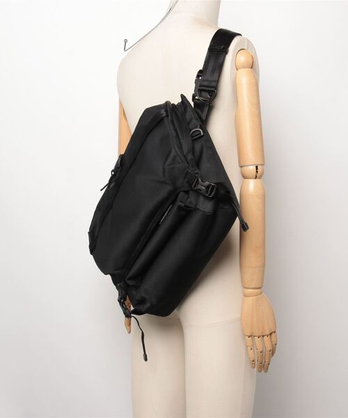 AS2OV（アッソブ）の「【AS2OV/アッソブ】 CORDURA DOBBY 305D MESSENGER BAG（メッセンジャーバッグ・メンズ・ブラック/カーキ・FREE）」の3枚目の写真