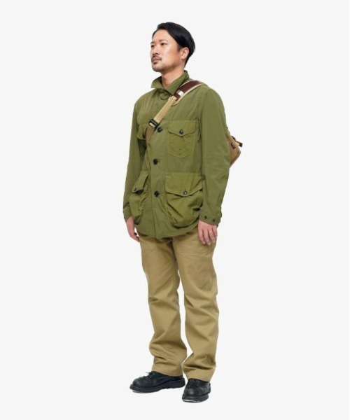 AS2OV（アッソブ）の「【AS2OV/アッソブ】 CORDURA DOBBY 305D MESSENGER BAG（メッセンジャーバッグ・メンズ・ブラック/カーキ・FREE）」の21枚目の写真