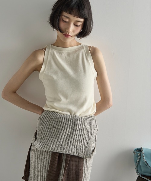 セール】ハイゲージサマーアメスリニットタンク（タンクトップ）｜THE