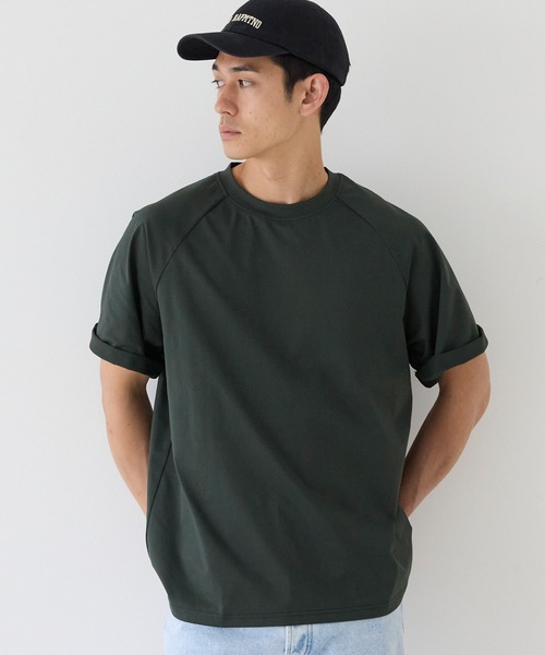 格安新品  EAZY TEX ラグランTシャツ 速乾/シワ防止（Tシャツ/カットソー トップス