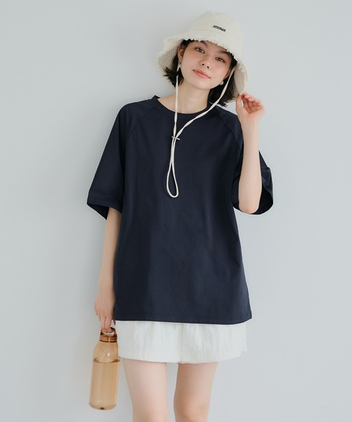 セール】EAZY TEX ラグランTシャツ 速乾/シワ防止（Tシャツ/カットソー