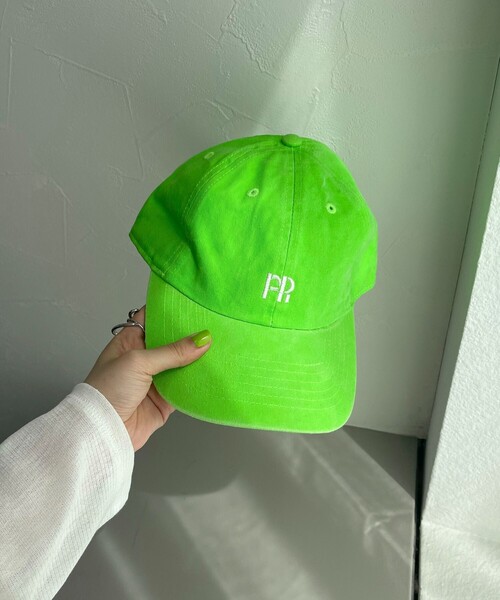 fredy emue（フレディエミュ）の「【新色登場】FR刺しゅうキャップ（キャップ・レディース・チャコールグレー/ベージュ/ネイビー/レッド/ライトグリーン/サックスブルー/ロイヤルブルー・FREE）」の11枚目の写真