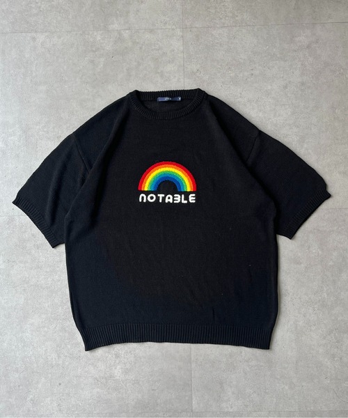 CPCM(シーピーシーエム)の「サガラ刺繍透かし半袖ニットプルオーバー(ニット/セーター・メンズ・ブラック/ホワイト/オレンジ・MEDIUM/LARGE)」の16枚目の写真