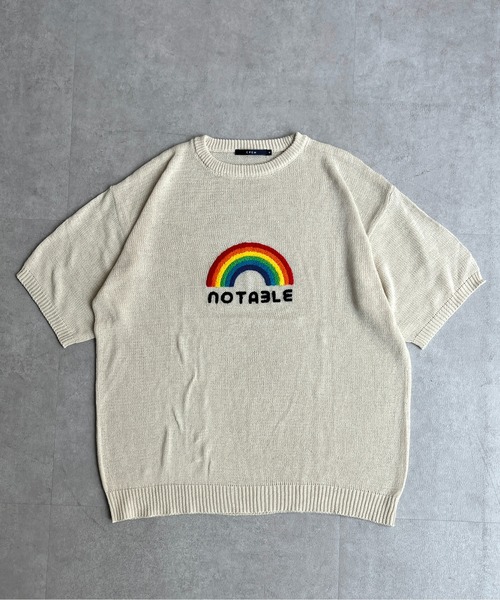 CPCM(シーピーシーエム)の「サガラ刺繍透かし半袖ニットプルオーバー(ニット/セーター・メンズ・ブラック/ホワイト/オレンジ・MEDIUM/LARGE)」の17枚目の写真