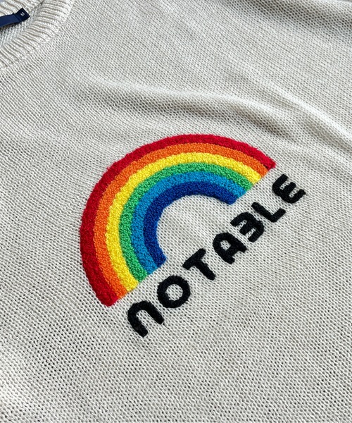 CPCM(シーピーシーエム)の「サガラ刺繍透かし半袖ニットプルオーバー(ニット/セーター・メンズ・ブラック/ホワイト/オレンジ・MEDIUM/LARGE)」の18枚目の写真