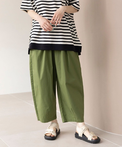 セール】さらっと軽ラク樽パンツ[プチ・プラスサイズあり]（その他