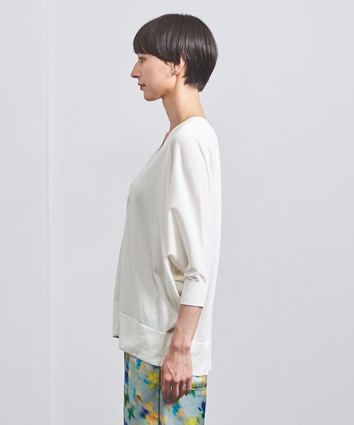 ユナイテッドアローズ　アゼ ドルマンスリーブカーディガン　ネイビー ドルマンスリーブ カーディガン