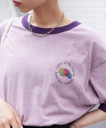 【FRUIT OF THE LOOM】UNISEXリンガーTシャツ※