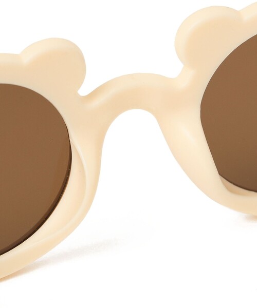 SHIPS（シップス）の「SHIPS KIDS:クマ型 ミニ サングラス（サングラス・キッズ・アイボリー/サックスブルー/ブラウン/スモークピンク・ONE SIZE）」の7枚目の写真