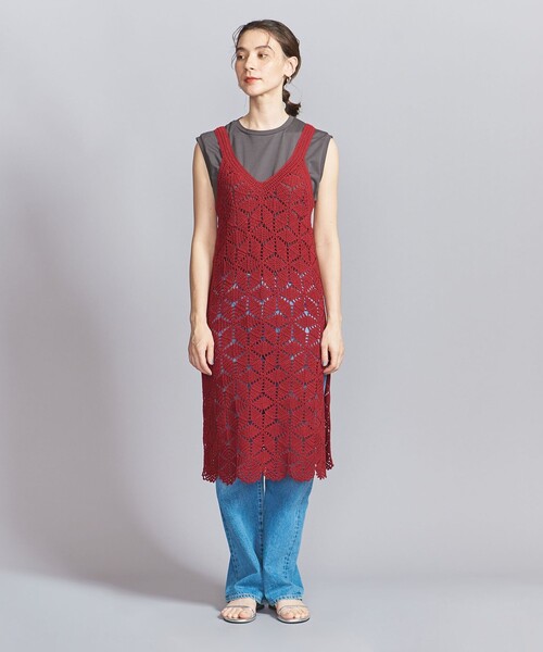 未使用^_^BY別注★loganニットワンピース セール】【別注】＜LOGAN knitting mills＞ニット ワンピース