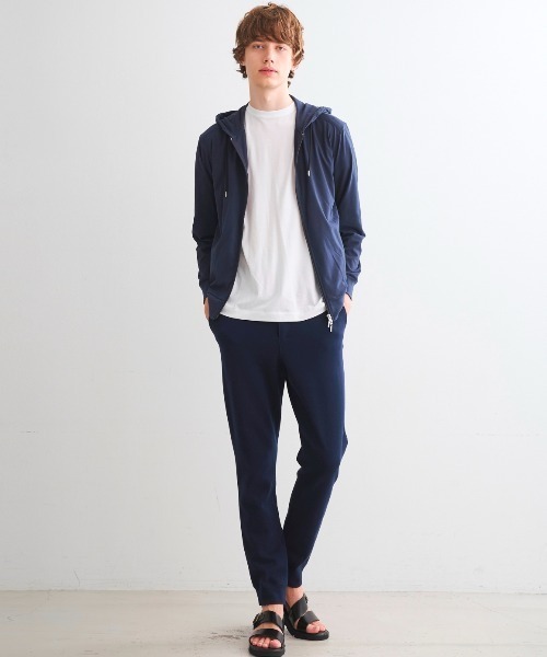 three dots(スリードッツ)の「サンデッドジャージー ジップフーディ(パーカー・メンズ・ブラック/ライトグレー/ホワイト/ネイビー・SMALL/MEDIUM/LARGE)」の5枚目の写真