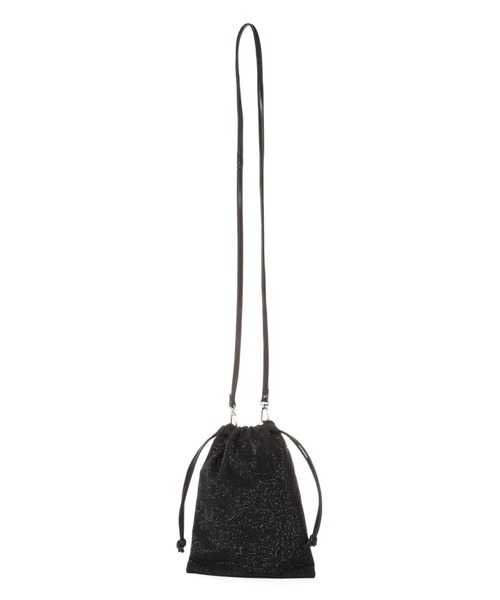 LAKOLE(ラコレ)の「2WAYキラキラ巾着ショルダーバッグ / 116437(ショルダーバッグ・レディース・グレー/ブラック・FREE)」の12枚目の写真