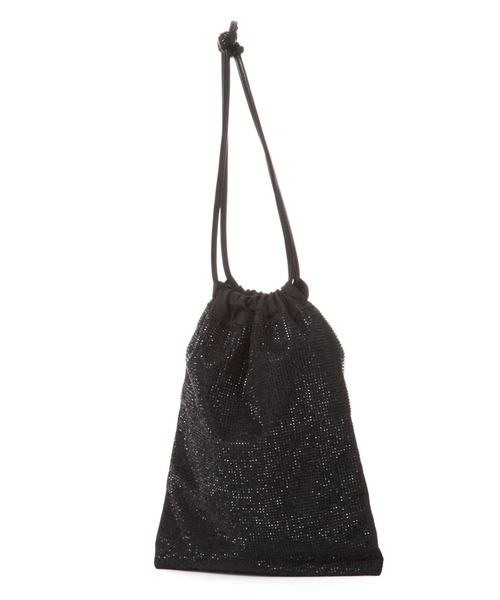 LAKOLE(ラコレ)の「2WAYキラキラ巾着ショルダーバッグ / 116437(ショルダーバッグ・レディース・グレー/ブラック・FREE)」の15枚目の写真