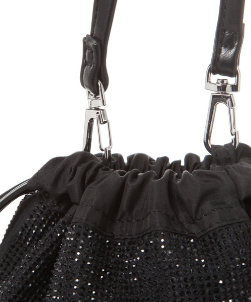 LAKOLE(ラコレ)の「2WAYキラキラ巾着ショルダーバッグ / 116437(ショルダーバッグ・レディース・グレー/ブラック・FREE)」の17枚目の写真