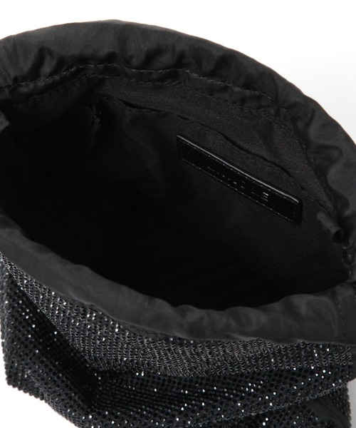 LAKOLE(ラコレ)の「2WAYキラキラ巾着ショルダーバッグ / 116437(ショルダーバッグ・レディース・グレー/ブラック・FREE)」の4枚目の写真