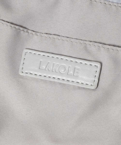 LAKOLE(ラコレ)の「2WAYキラキラ巾着ショルダーバッグ / 116437(ショルダーバッグ・レディース・グレー/ブラック・FREE)」の8枚目の写真