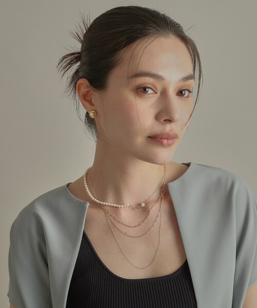 COCOSHNIK(ココシュニック)の「K10中空Dシェイプ ピアス(ピアス(両耳用)・レディース・イエローゴールド・00)」の13枚目の写真