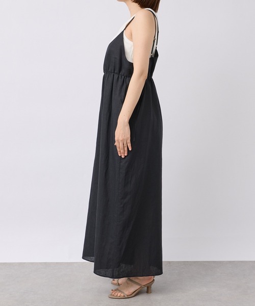 RIVE DROITE（リヴドロワ）の「【着映え◎】フレアサロペット（サロペット/オーバーオール・レディース・ピンク/ブラック・FREE）」の20枚目の写真