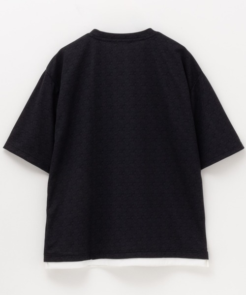 URBAN COLLECTION（アーバンコレクション）の「QUICK DRYフェイクレイヤードTシャツ（Tシャツ/カットソー・メンズ・グレイッシュベージュ/チャコールグレー/ネイビー・M/L/XL）」の12枚目の写真